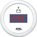 Вольтметр цифровой 8-32 вольт WW бел/бел KUS (KY23303)